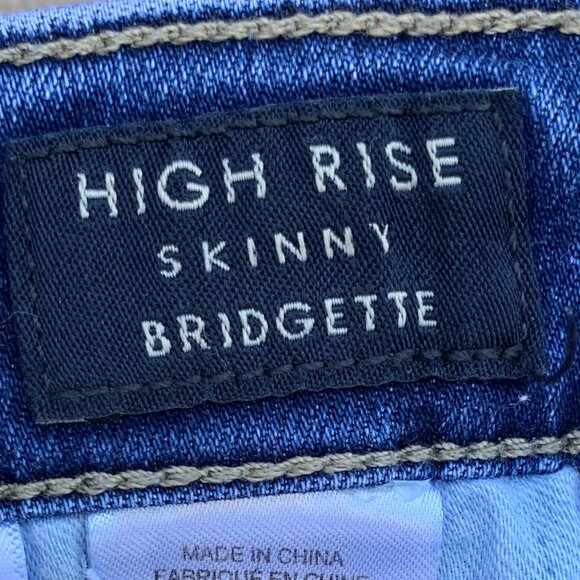 Lucky Brand High Rise Skinny Bridgette Button Fly Jeans Sz 0 - Picture 14 of 15